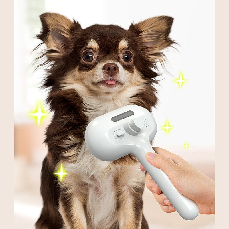 Self-Cleaning Mist Pet Comb